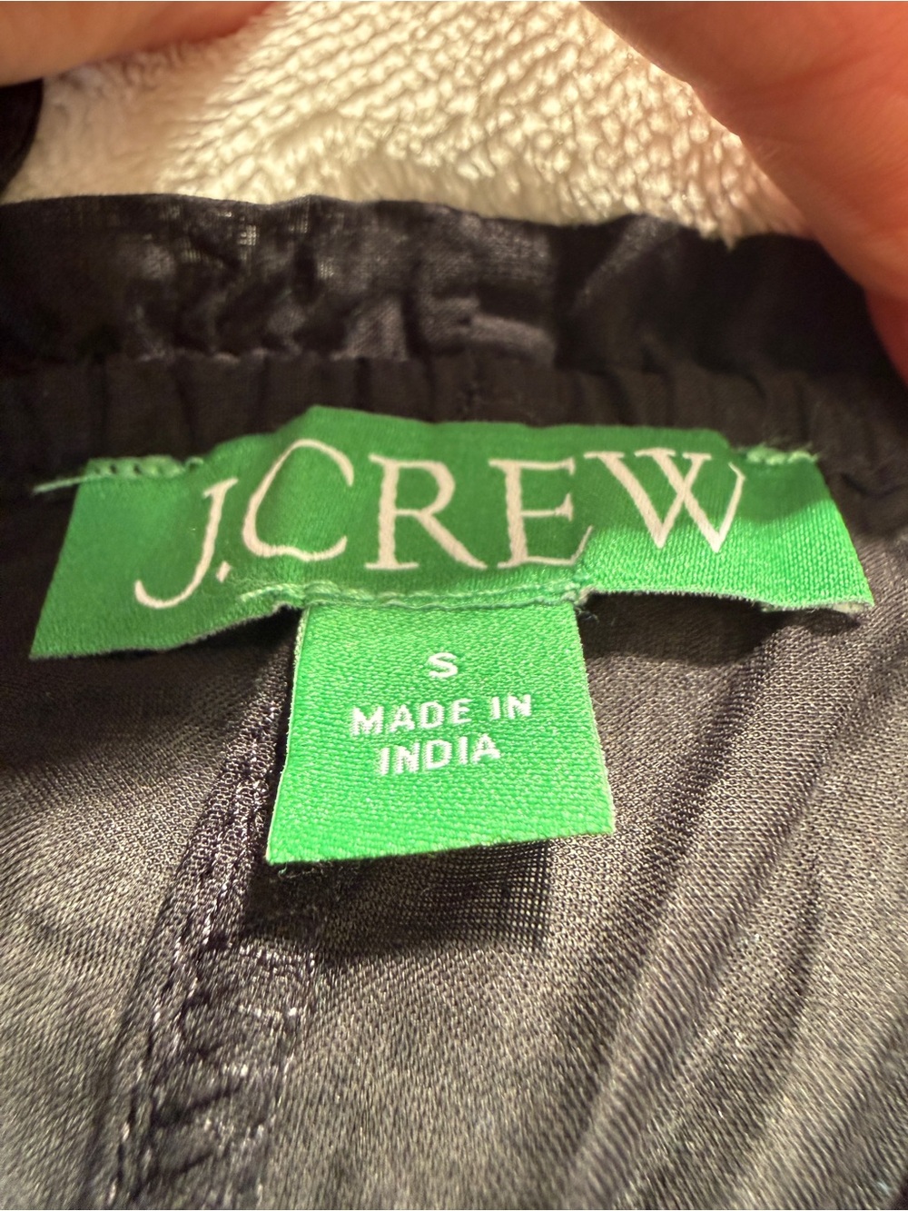 J.Crew Black Sheer Gauze Cotton Midi Dress Smocked Bodice Straps Size Small - Picture 2 of 7